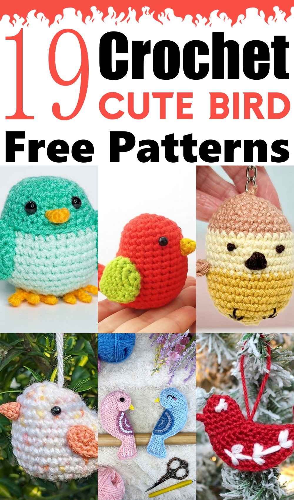 19 Free Crochet Bird Patterns For Beauty Seekers Clairea Belle Makes