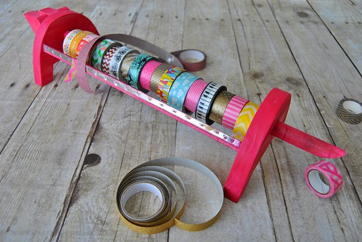 Anthropologie Inspired DIY Washi Tape Dispenser