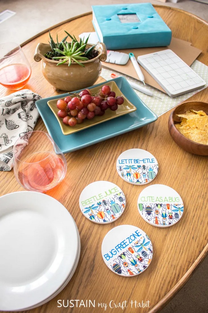 Cricut Infusible Ink On Coasters