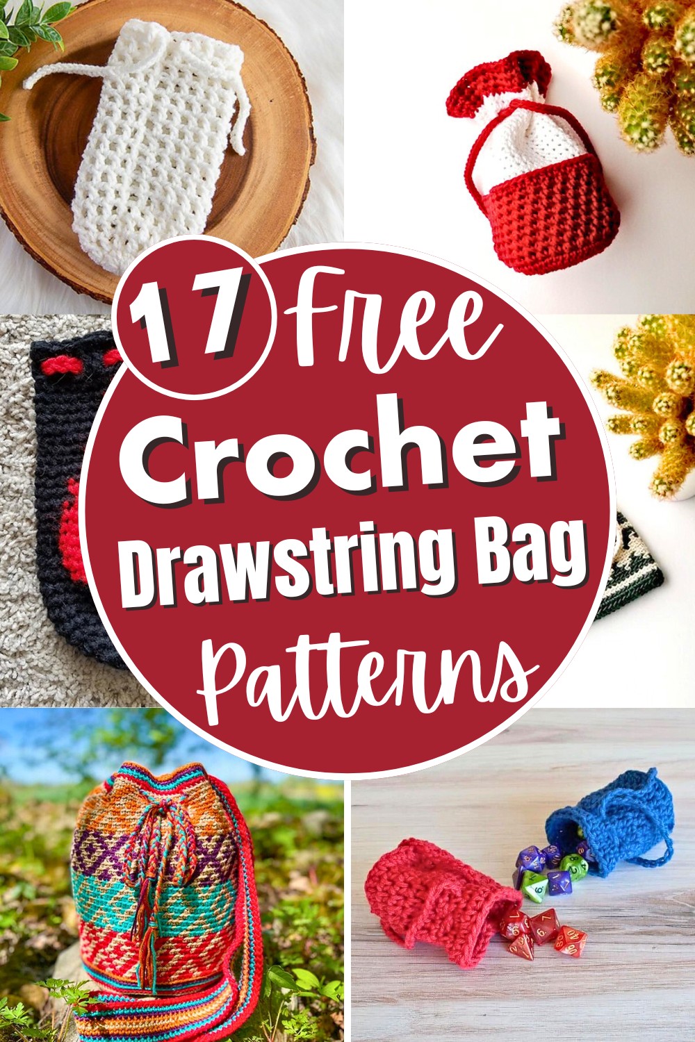 Crochet Drawstring Bag Patterns