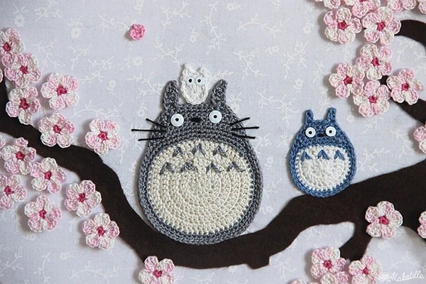 Crochet Totoro Applique