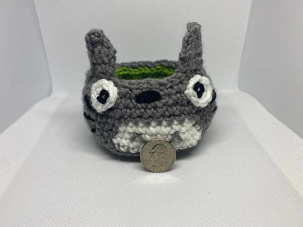 Crochet Totoro Decorative Dish