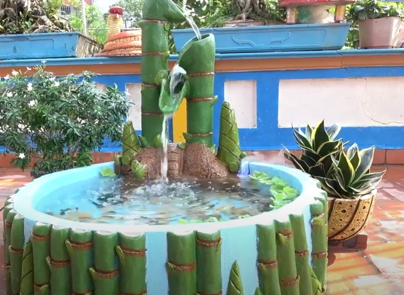 DIY Bamboo Water Fountain