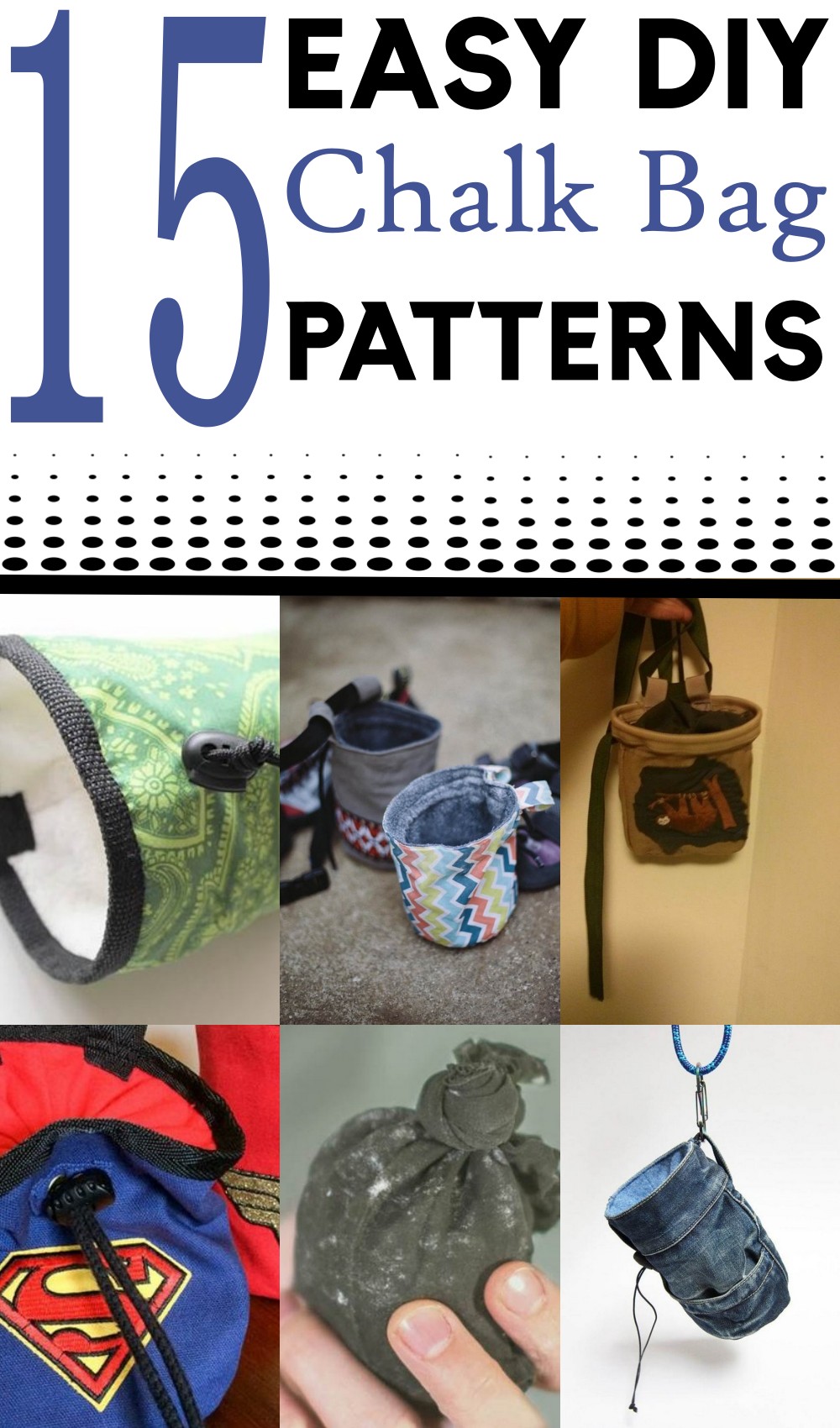 DIY Chalk Bag Patterns