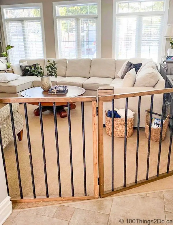 DIY Freestanding Pet Gate