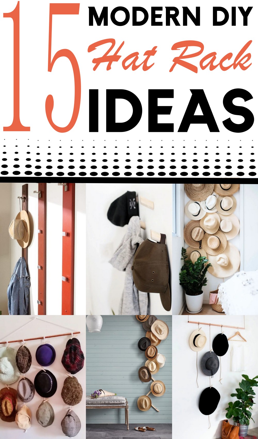 DIY Hat Rack Ideas 1