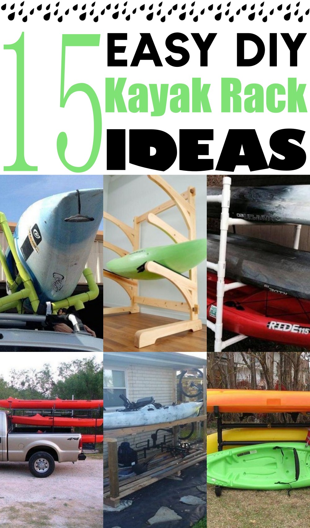 DIY Kayak Rack Ideas 1