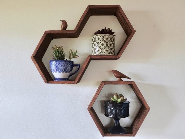 DIY Kitchen Shelving Unit
