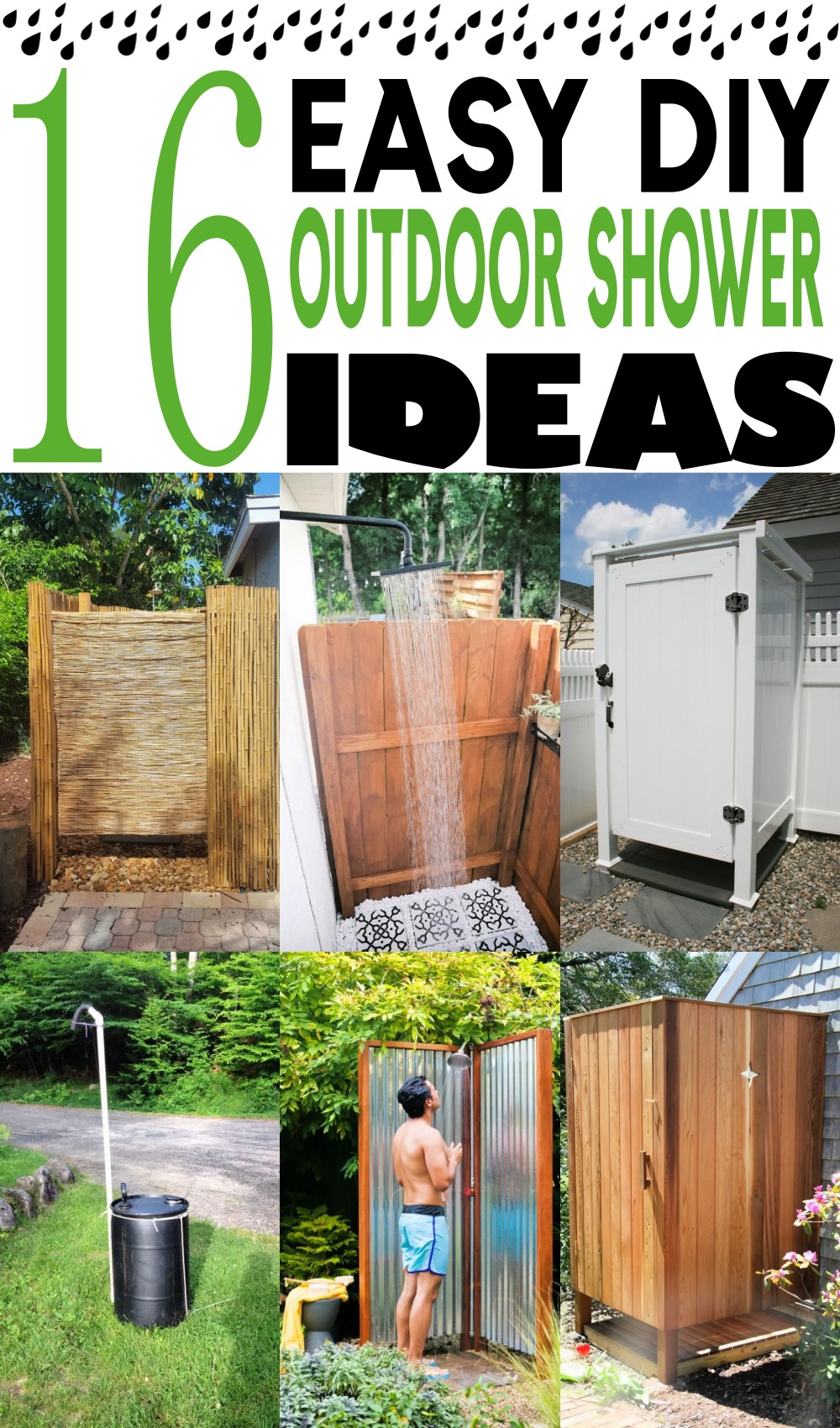 DIY Outdoor Shower Ideas