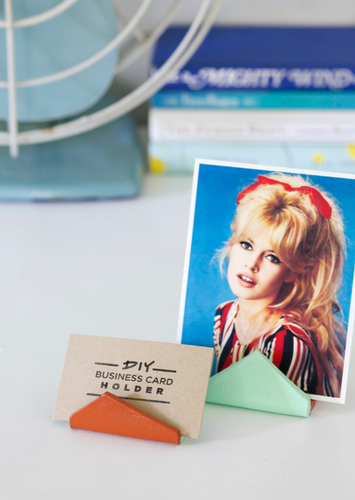 Easy DIY Business Card Holder