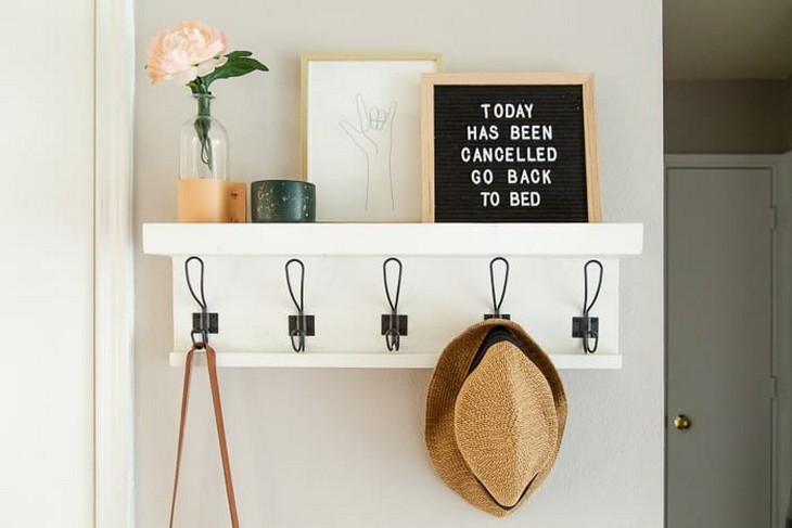 Entry Shelf & Hooks