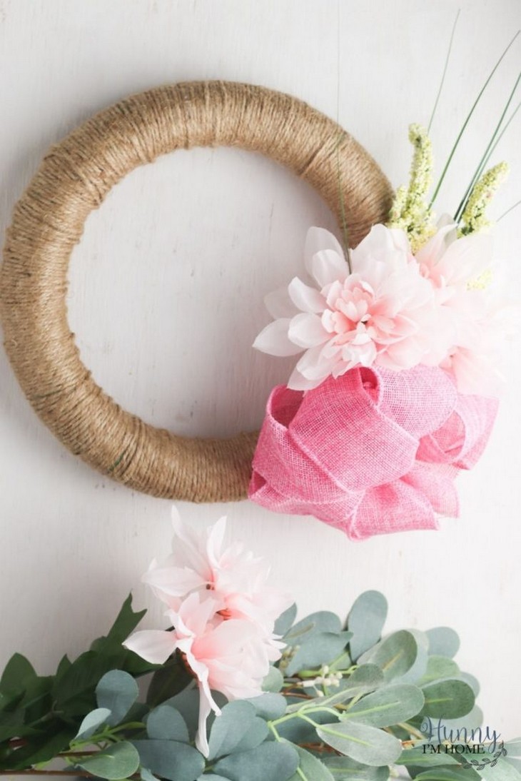 Farmhouse Style DIY Dollar Store Wreath