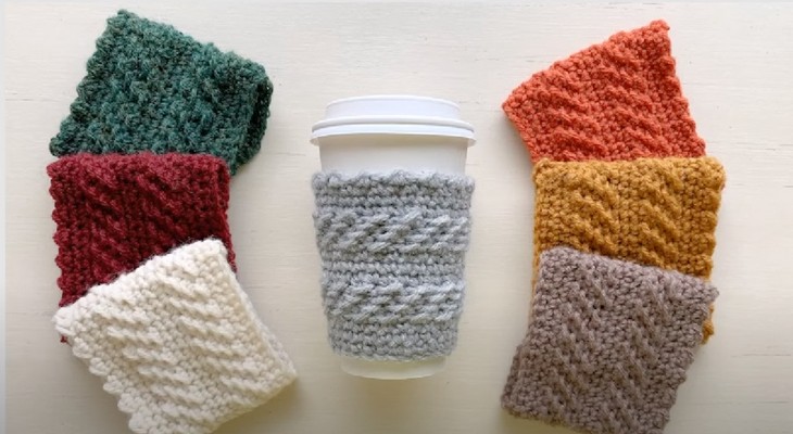 Free Crochet Cup Cozy Pattern