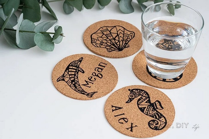 How To Make Personalized Cork Coasters