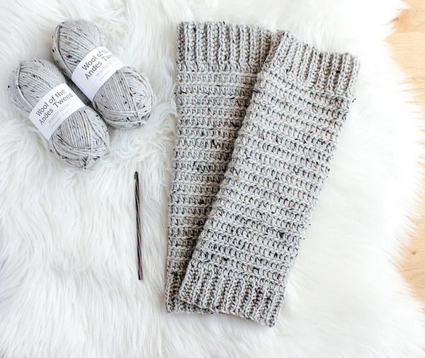 Leg Warmer Crochet Pattern For Beginners