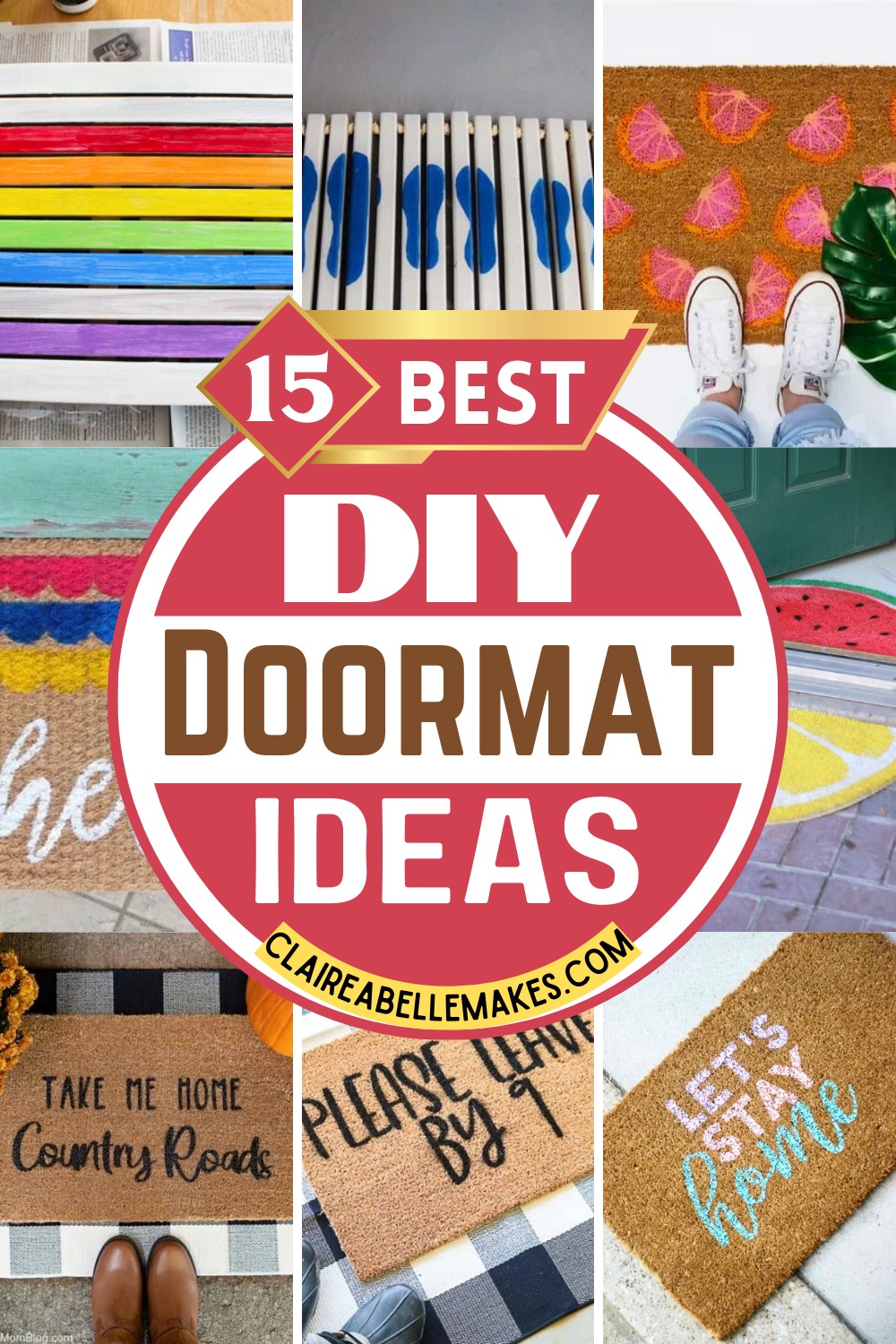 Modern DIY Doormat Ideas