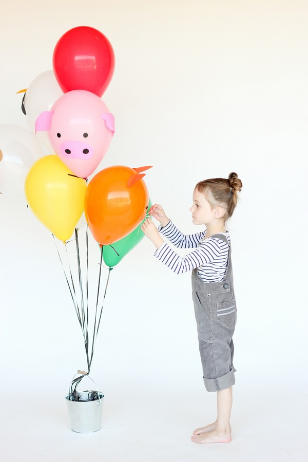Paper Balloon Farm Animals