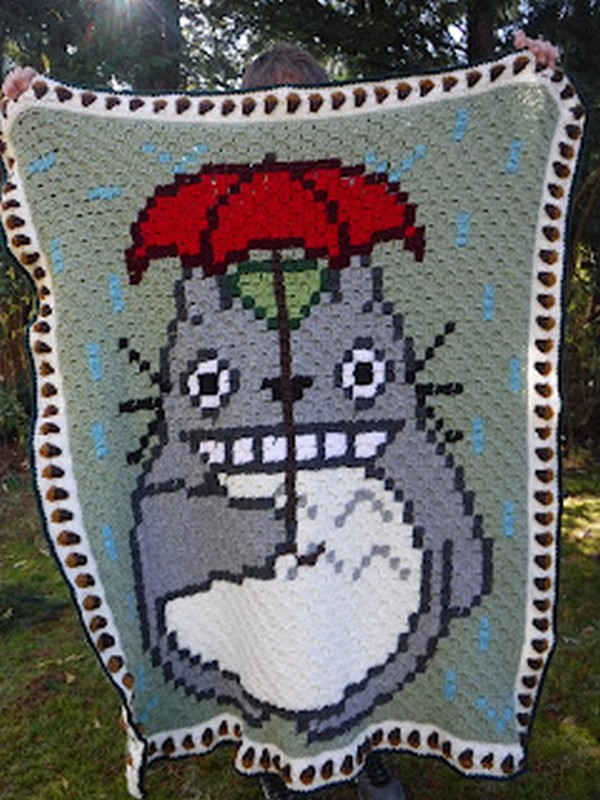 Totoro Crochet Blanket Pattern