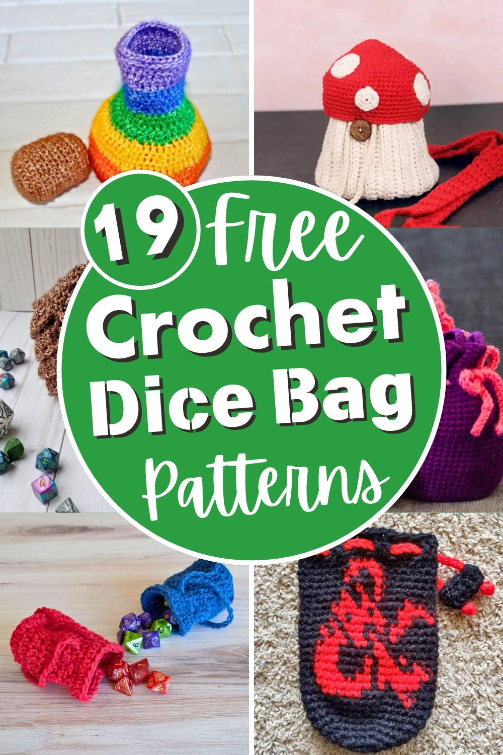 Crochet Dice Bag Patterns