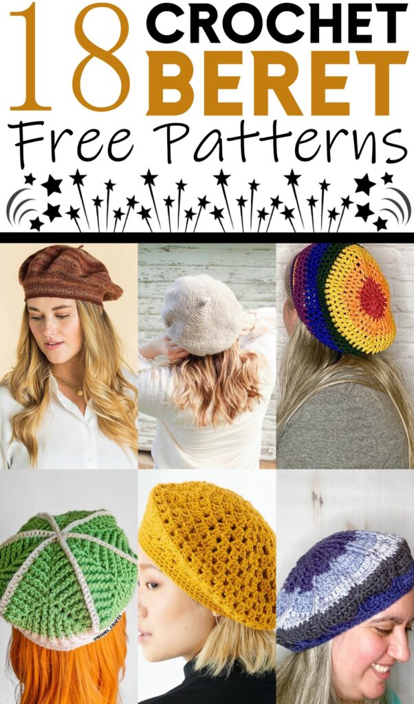 18 Free Crochet Beret Patterns To Protect Your Hair From Being Messy