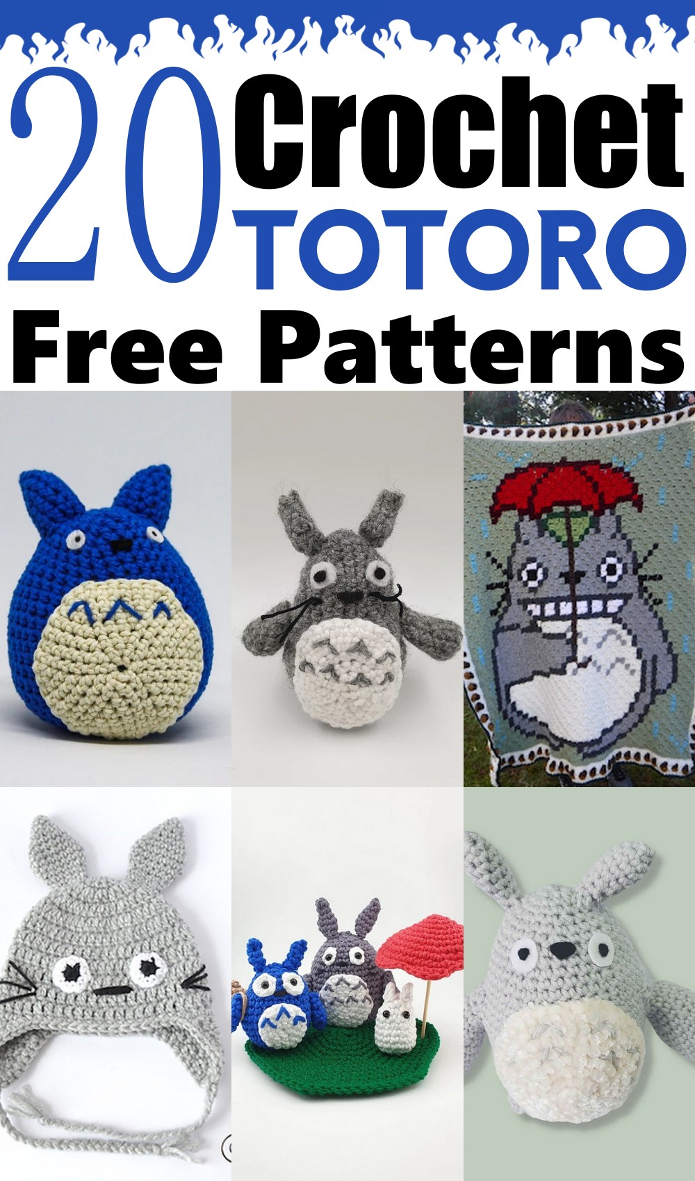 Free Crochet Totoro Patterns 1
