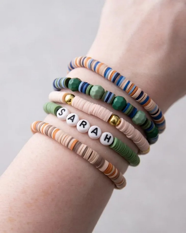 Clay Bead Bracelet