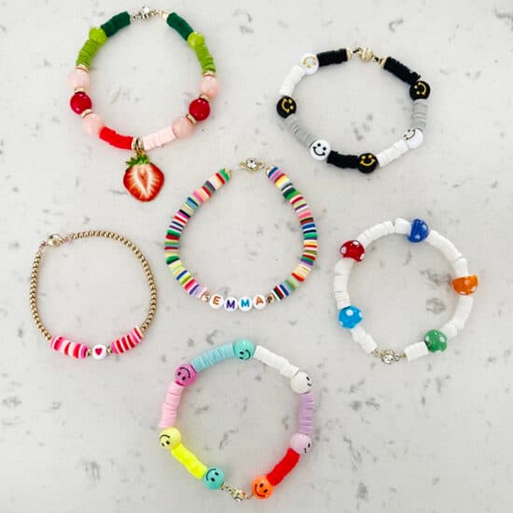 Clay Bead Bracelet