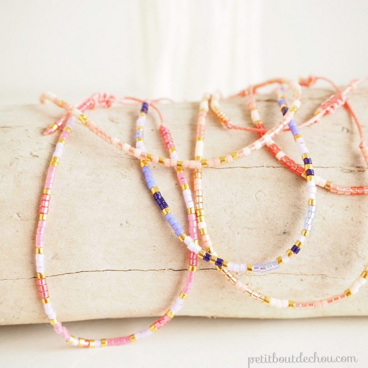 DIY Miyuki & Macrame Friendship Bracelet