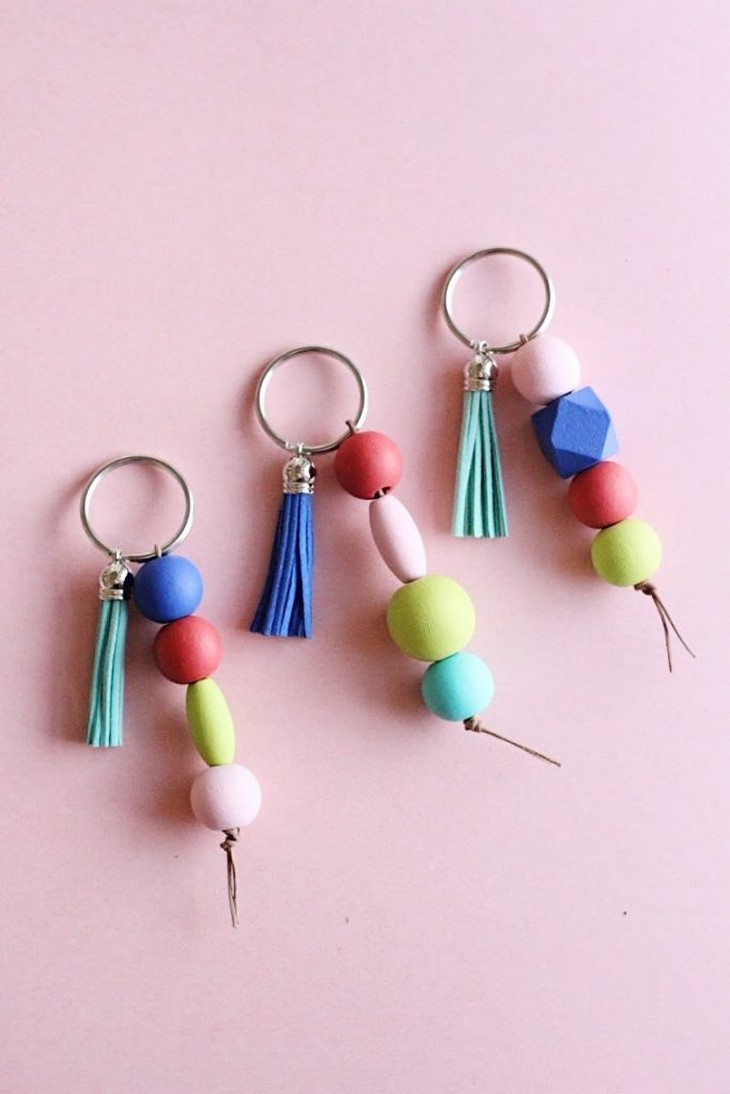 Easy DIY Beaded Keychain
