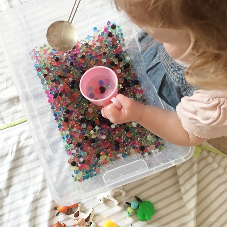 Sensory Fun With Water Beads