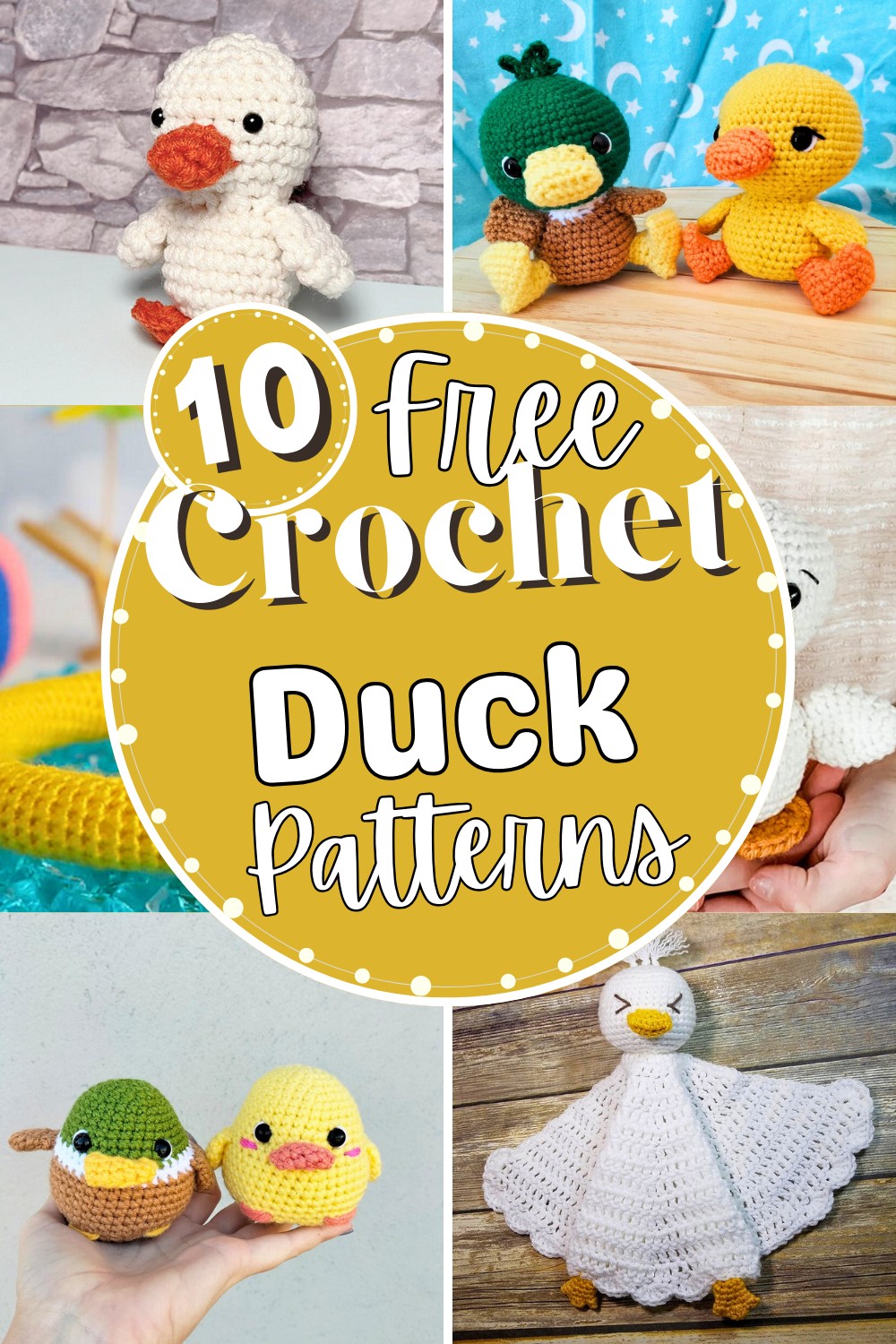 10 Free Crochet Duck Patterns
