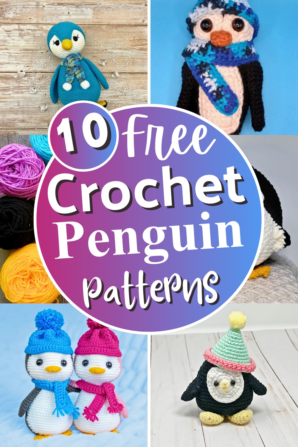 10 Free Crochet Penguin Patterns