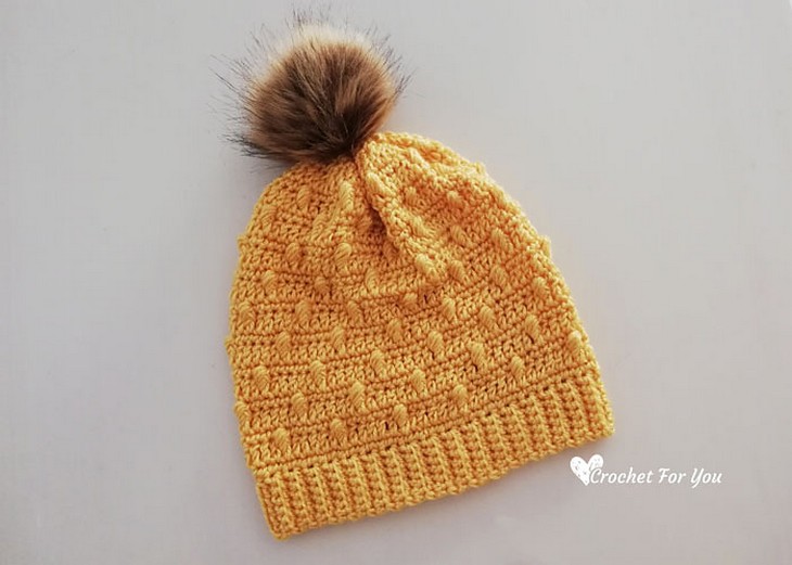 Bobble Drops Pompom Hat