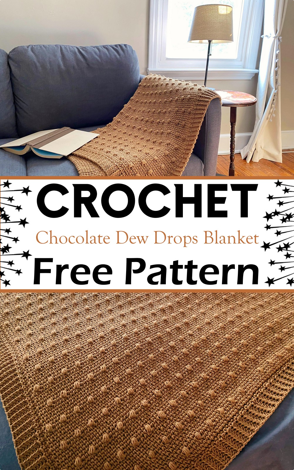 Chocolate Dew Drops Blanket