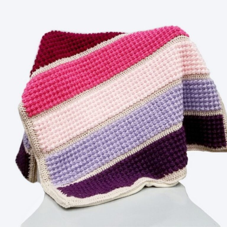 Crochet Bobble Stitch Blankets Patterns