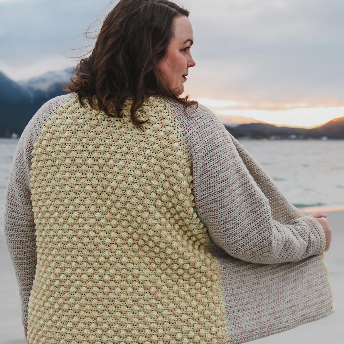 Crochet Bobble Stitch Cardigan Patterns 2