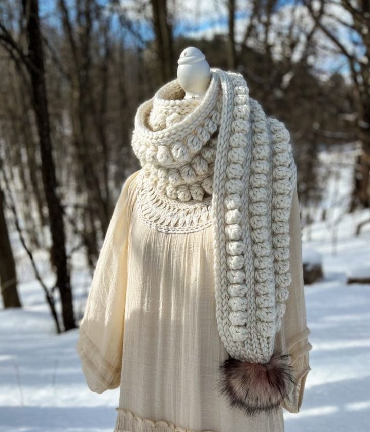Crochet Chunky Scarf