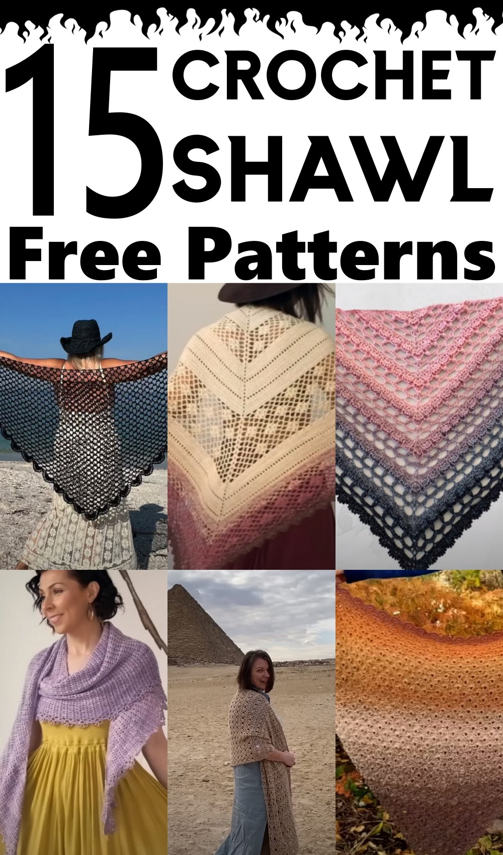 Crochet Shawl Patterns 1