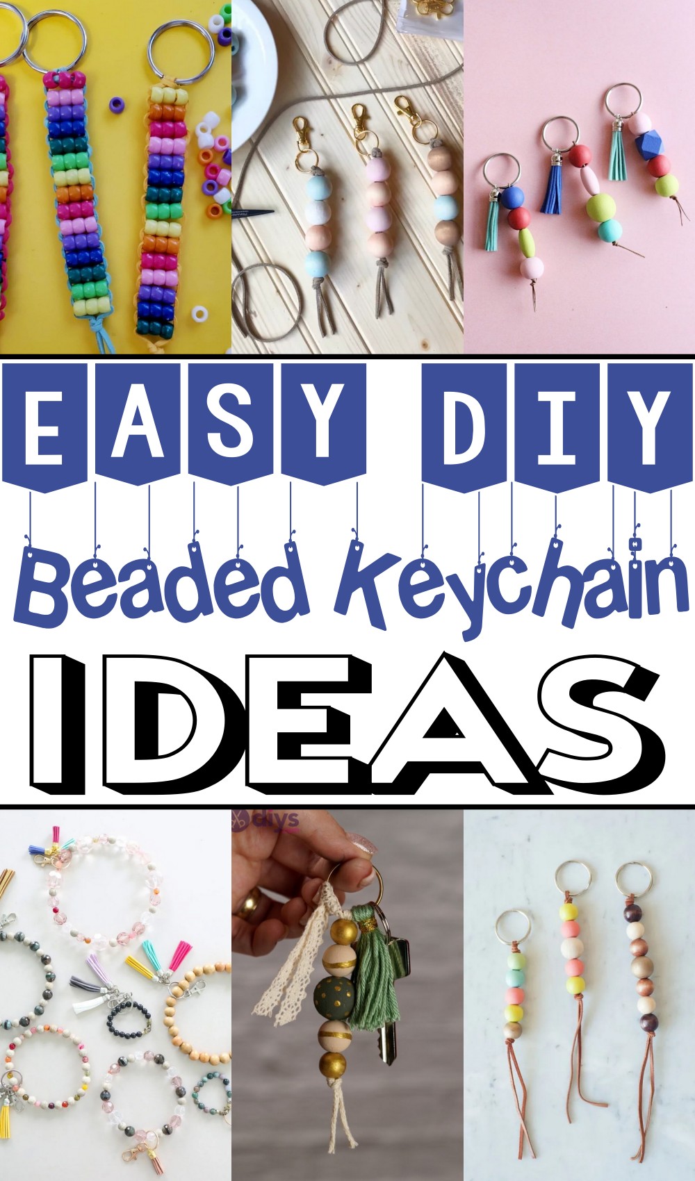 DIY Beaded Keychain Ideas