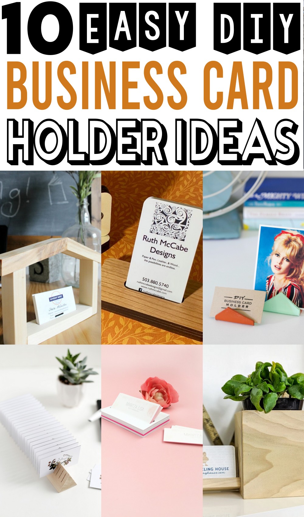 DIY Business Card Holder Ideas 1