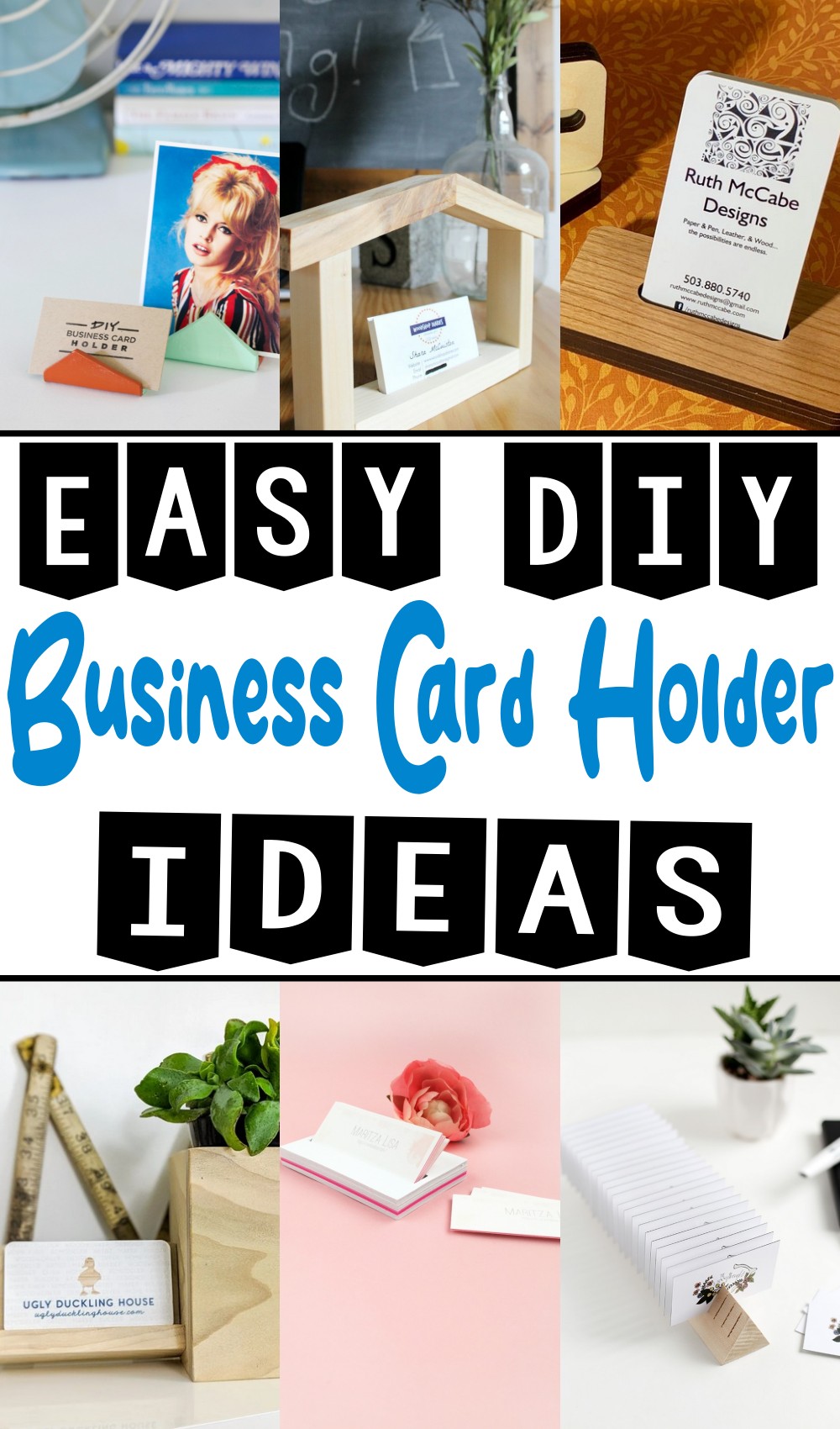 DIY Business Card Holder Ideas