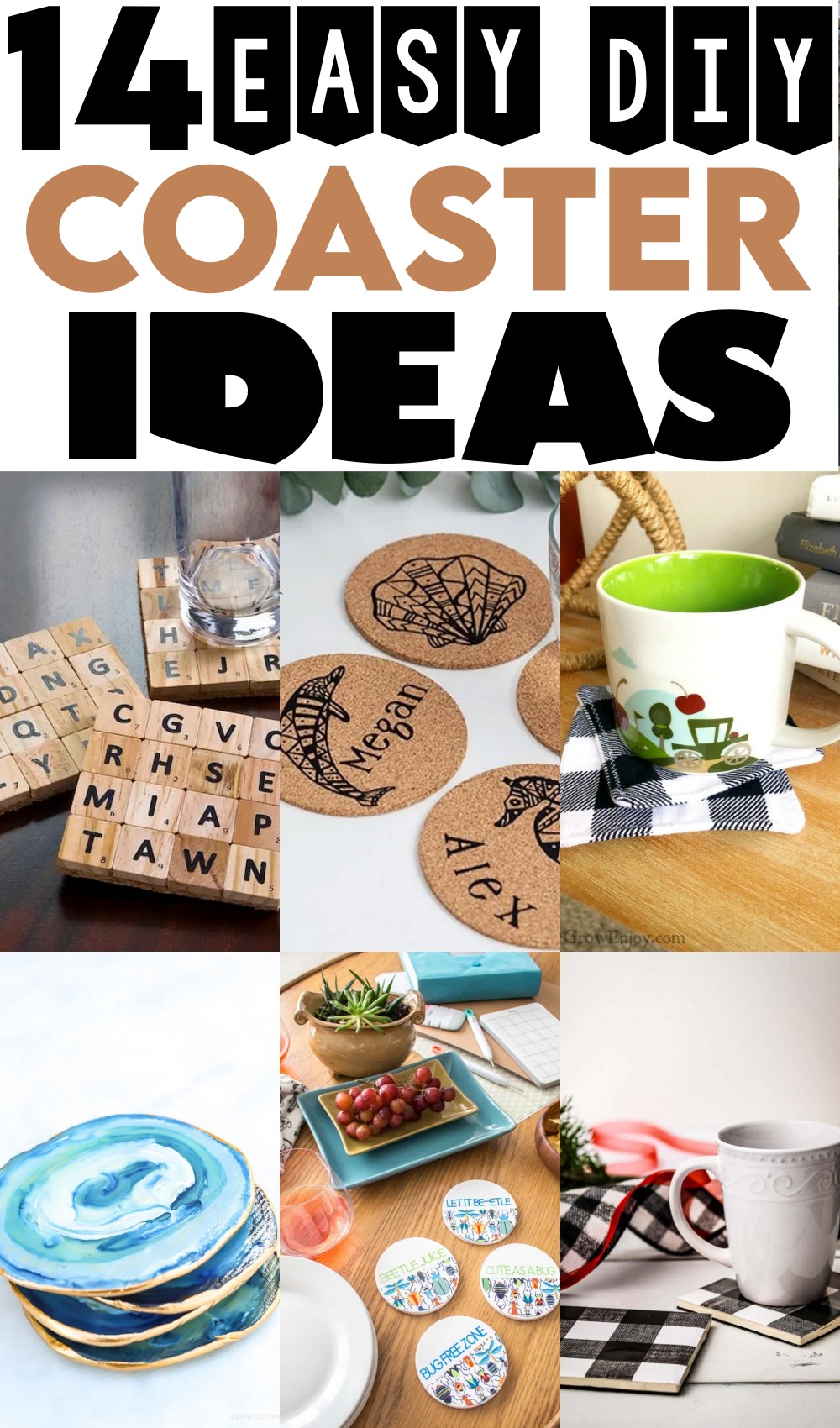 DIY Coaster Ideas 1