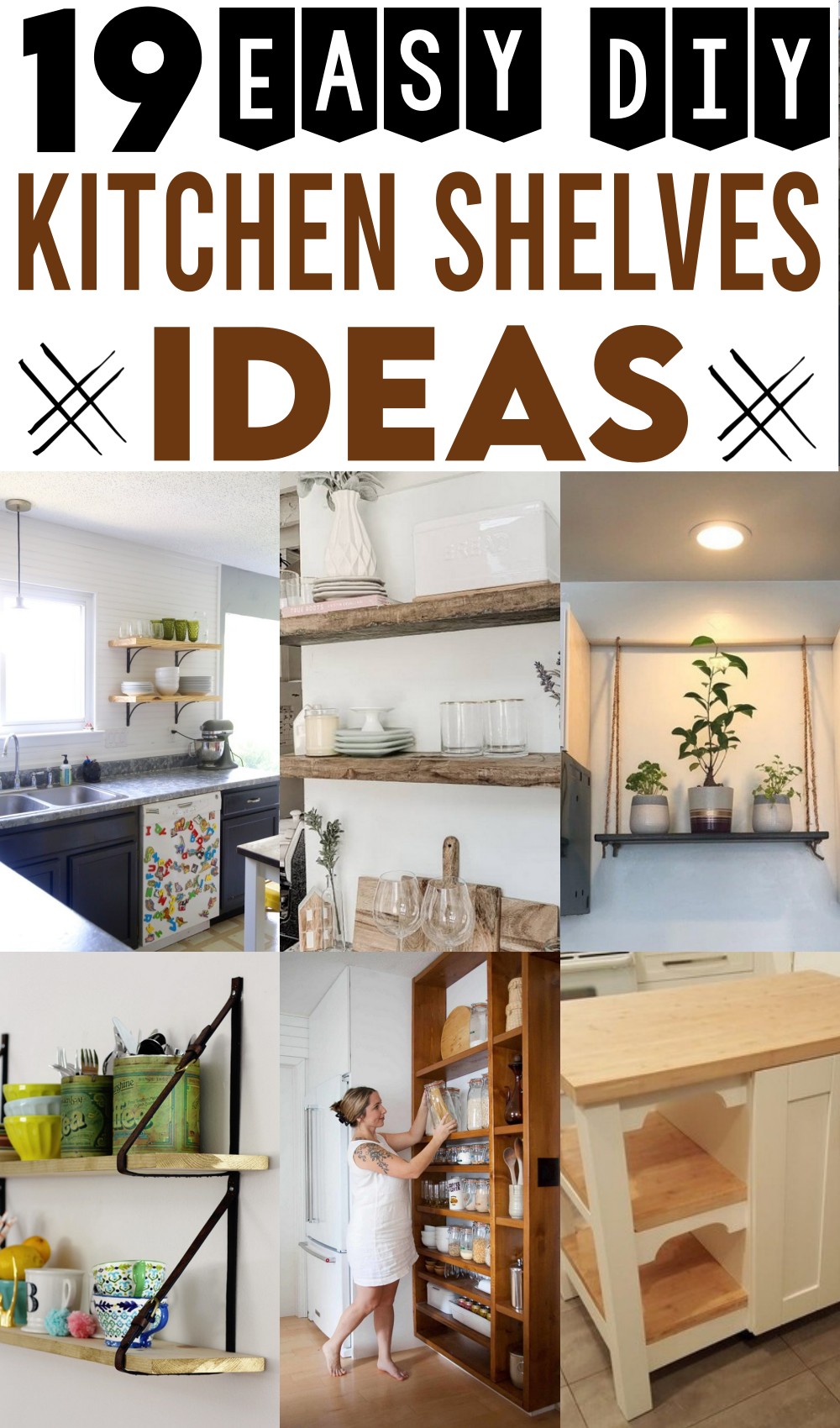 DIY Kitchen Shelves Ideas 1