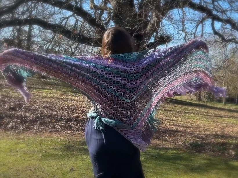 Easy Crochet Shawl Pattern