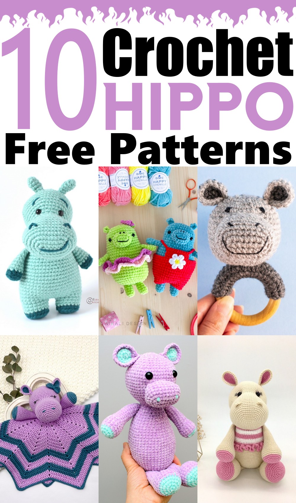 Free Crochet Hippo Patterns 1