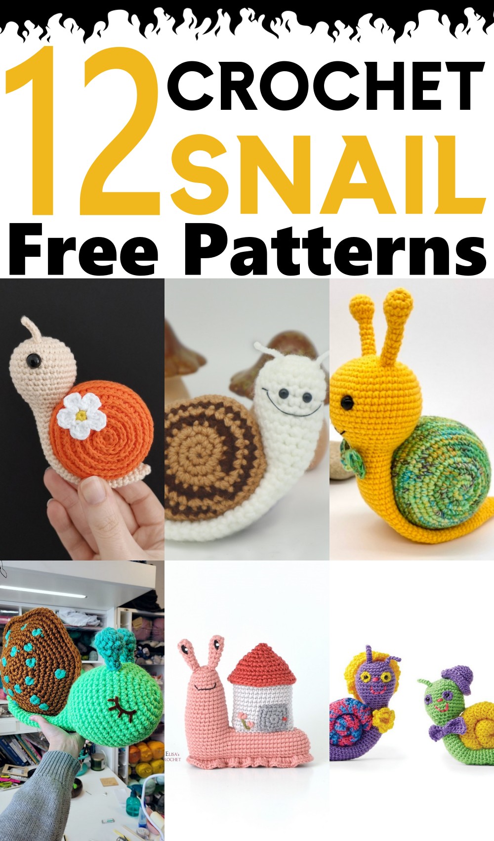 Free Crochet Snail Patterns 1