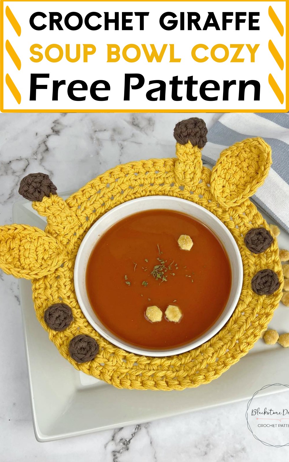 Giraffe Soup Bowl Cozy