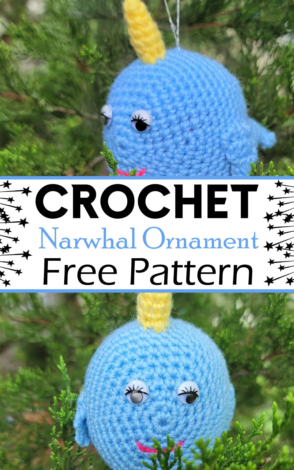 Narwhal Ornament
