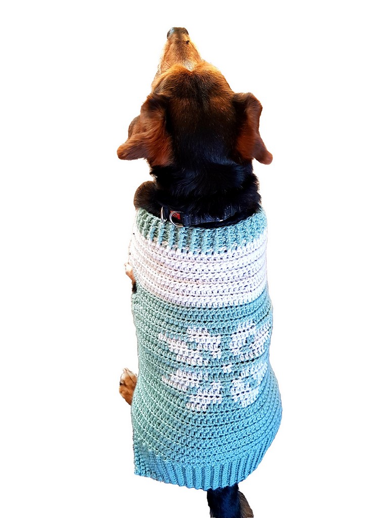 Snowflake Dog Sweater