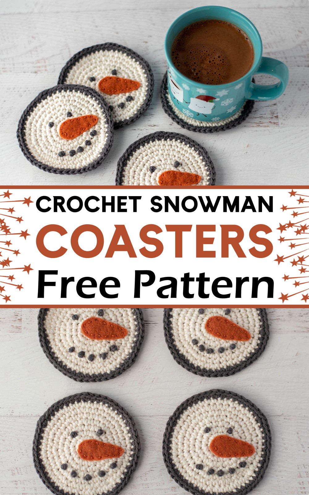 Snowman Coasters